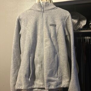 Columbia Light Gray Jacket - women xl